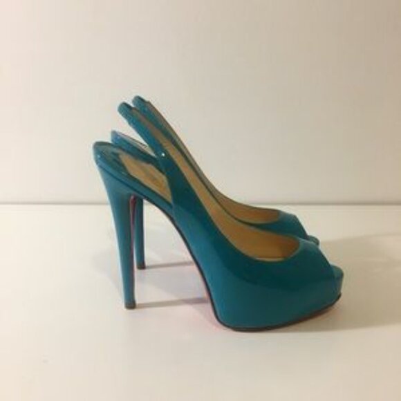 Christian Louboutin Vendome Peep Toe Platform Heel - Picture 11 of 16